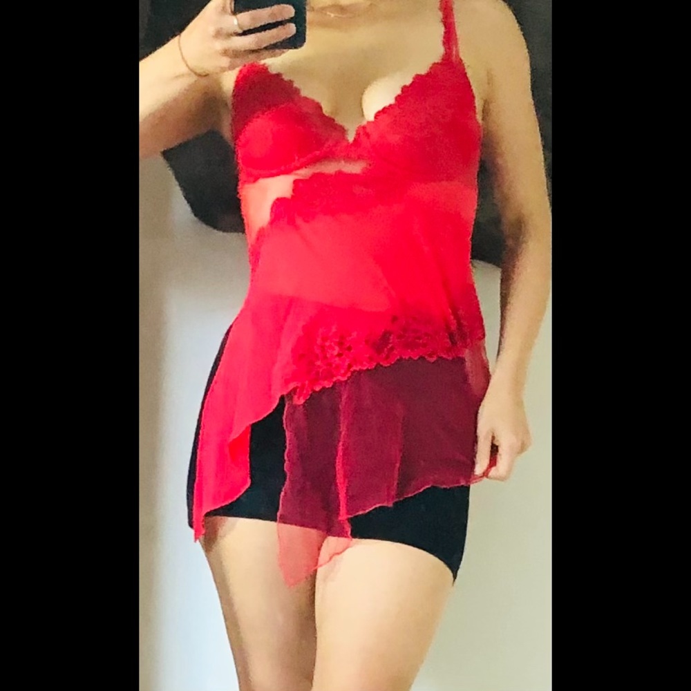 Victoria's Secret Sexy Red Negligee